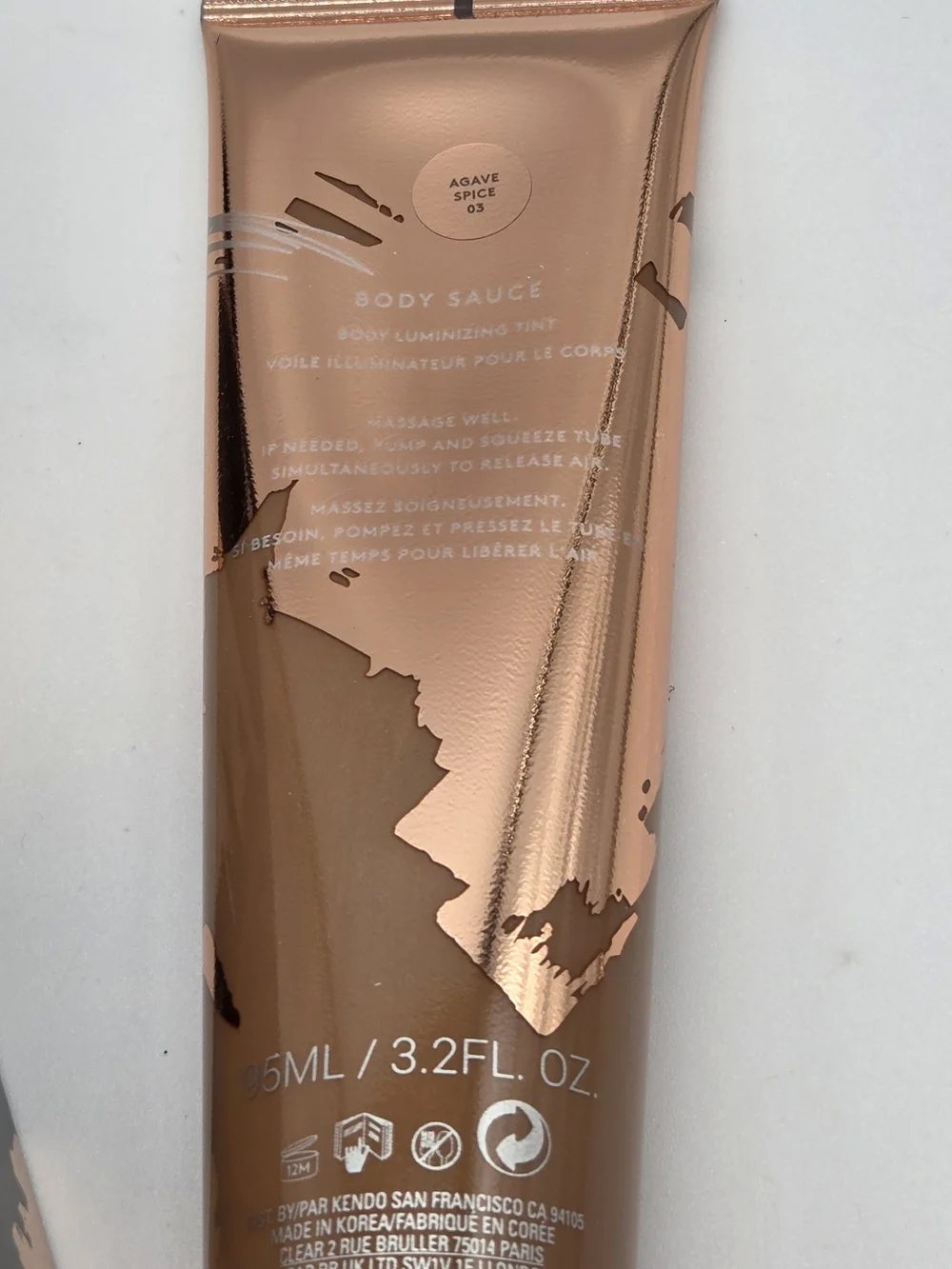 Fenty Beauty by Rihanna Body Sauce Luminizing Tint In 03 Agave Spice